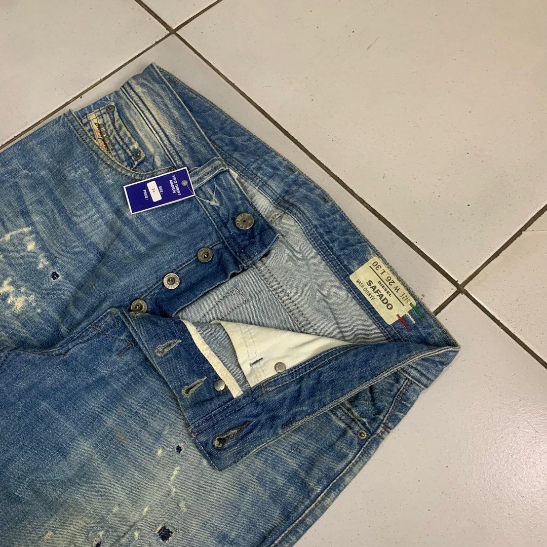 Beauty Beast × Hysteric Glamour × Japanese Brand Diesel distressed denim ripped Size US 31 - 3 Thumbnail