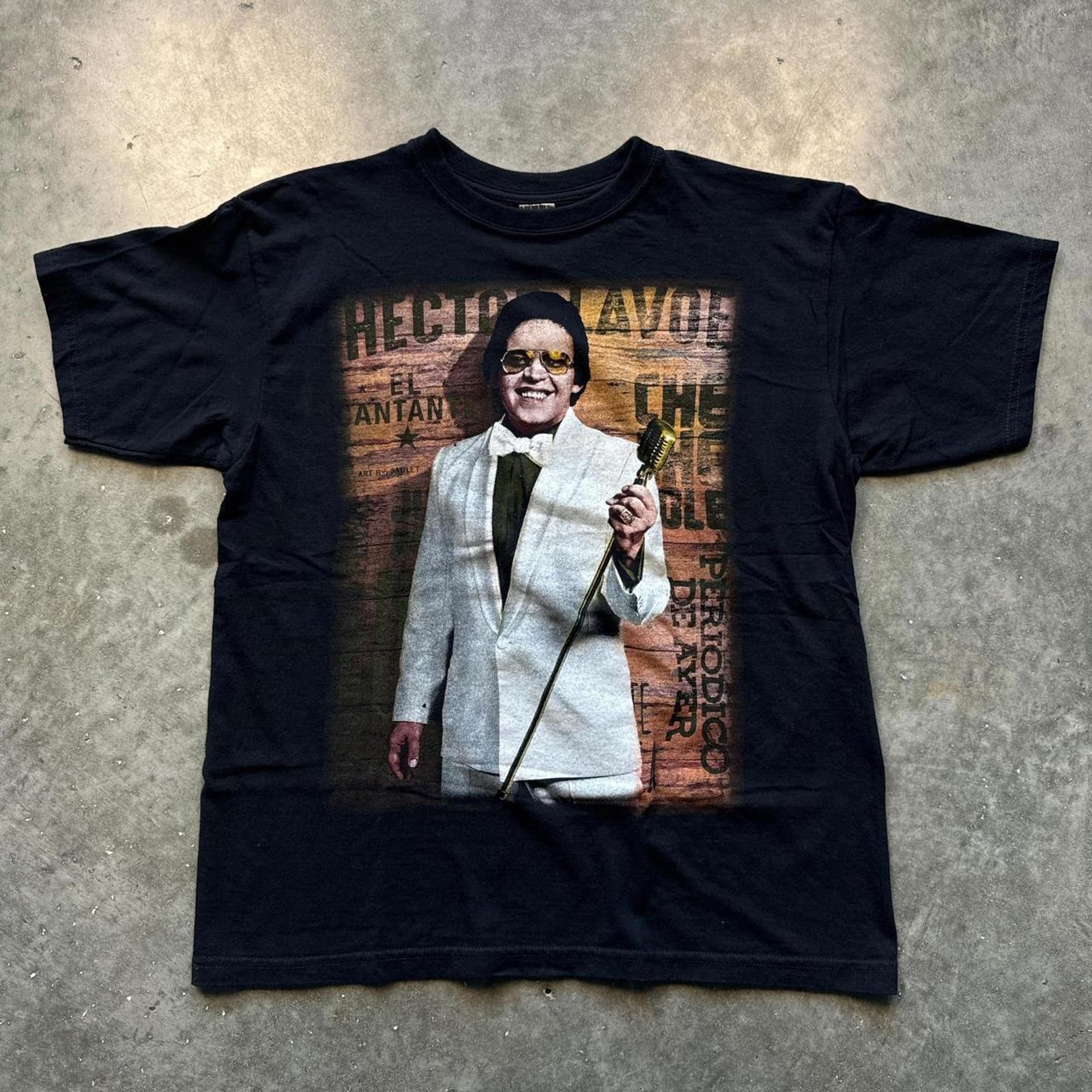 Other Hector Lavoe "El Cantante" Black Vintage Y2k T-shirt Size US L / EU 52-54 / 3 - 1 Thumbnail