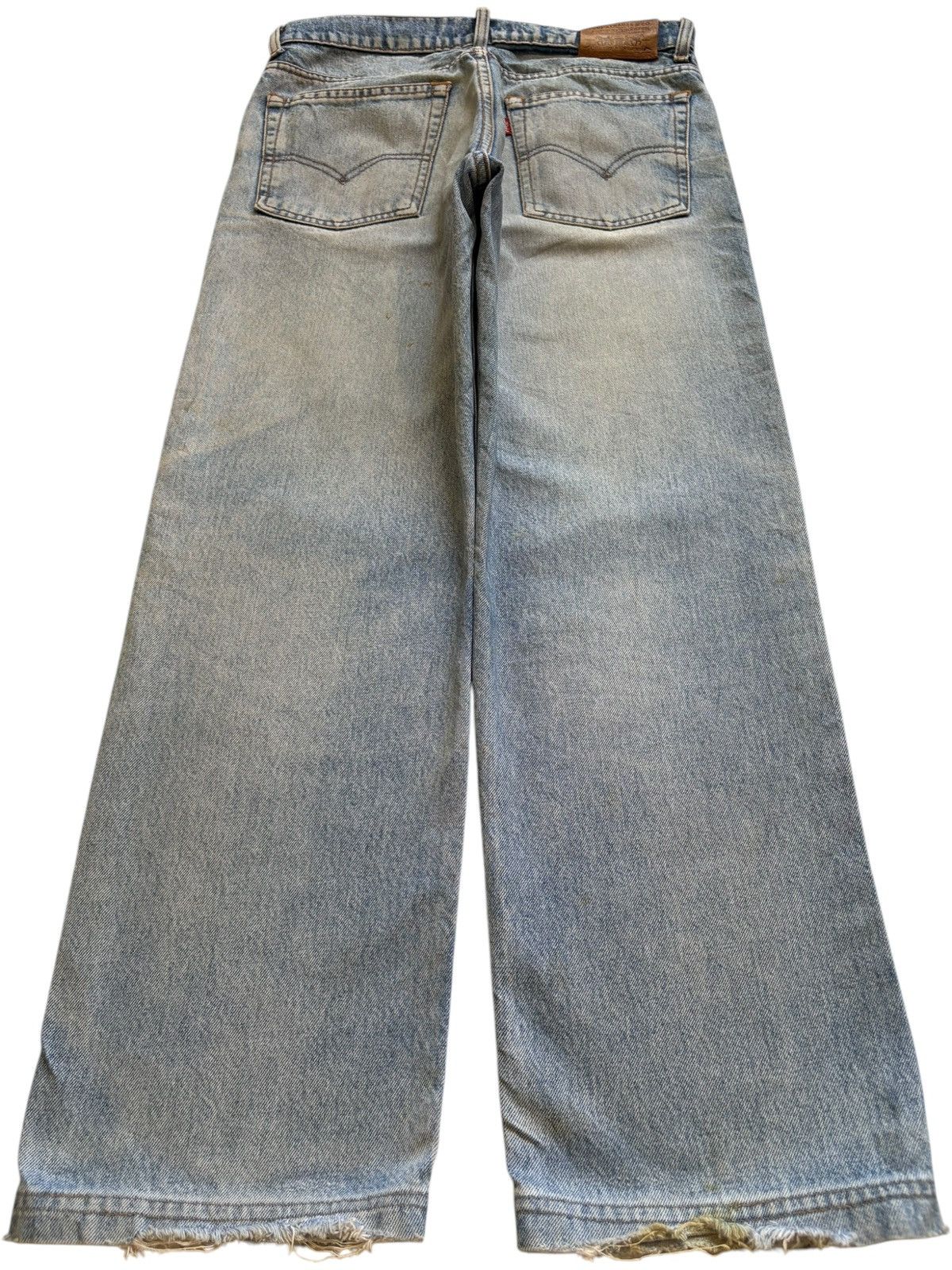Levi's Vintage 90s Levis Mud Wash Distressed Loose Jeans Size US 30 / EU 46 - 2 Thumbnail