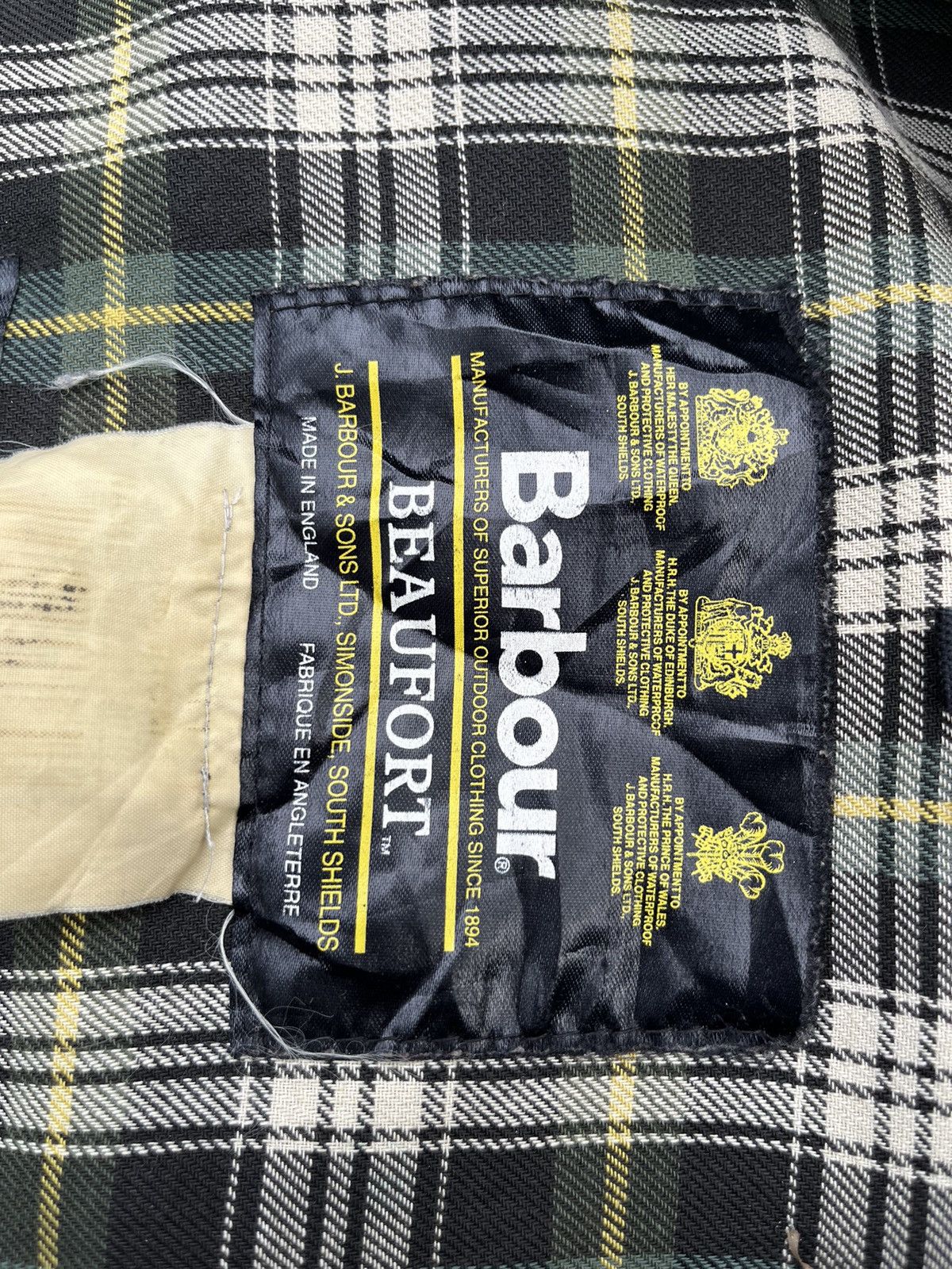 Barbour × Vintage Vtg Barbour Beaufort Jacket Zip Up Size US M / EU 48-50 / 2 - 18 Thumbnail