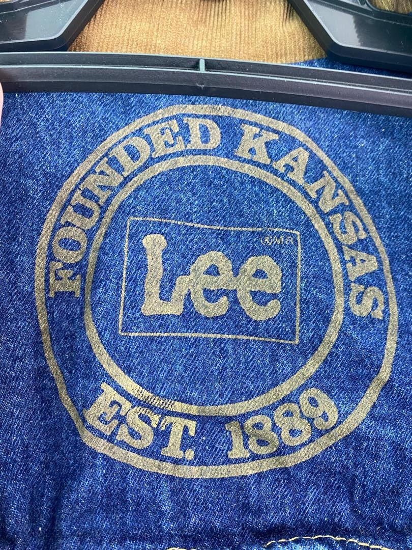 Lee × Vintage Vtg rare 70s Lee denim coat jacket union made workwear Size US S / EU 44-46 / 1 - 5 Thumbnail