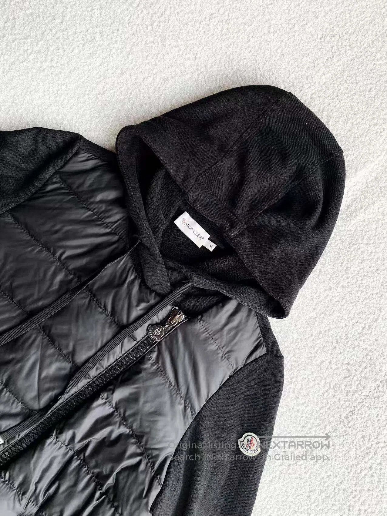 Moncler Moncler Sleeve badge small logo blend patchwork diagonal h Size S / US 4 / IT 40 - 4 Thumbnail