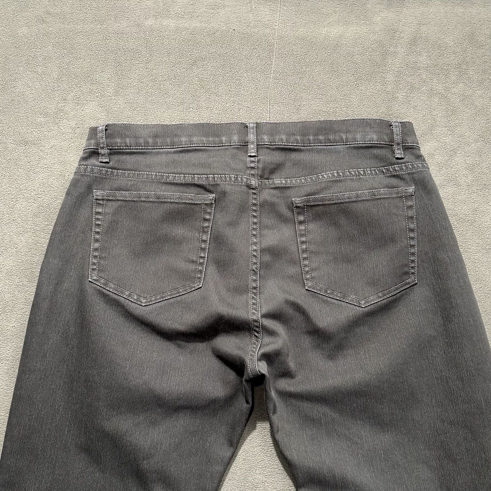 Vintage Ministry of Supply Chroma Jeans Mens Jeans Slim Gray 34x32 Solid City 90s/90s? Mens Size US 34 / EU 50 - 4 Thumbnail