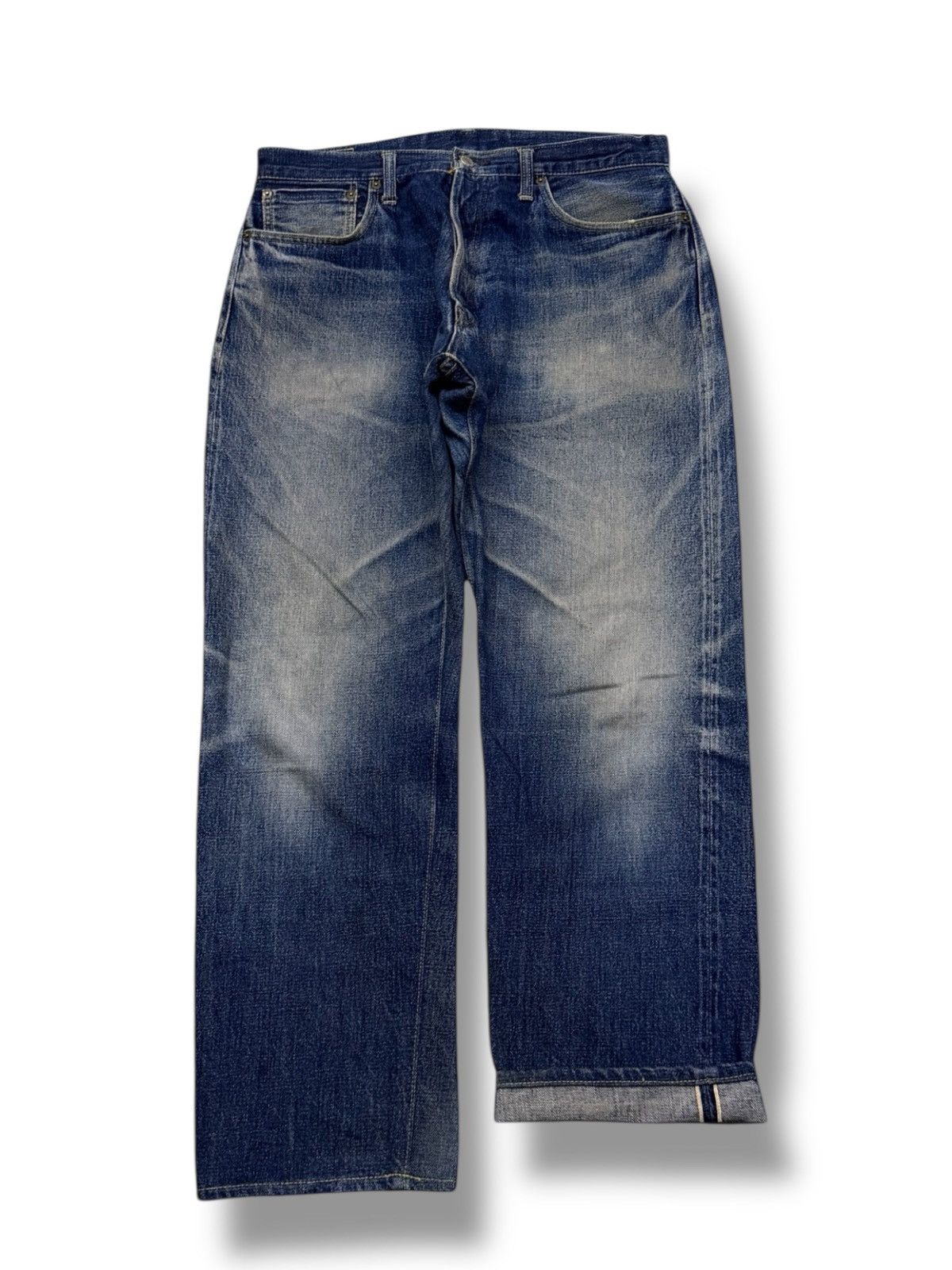 Denime Vintage 90s Denime Selvedge Denim Jeans Made in Japan | W33 Size US 33 - 2 Thumbnail