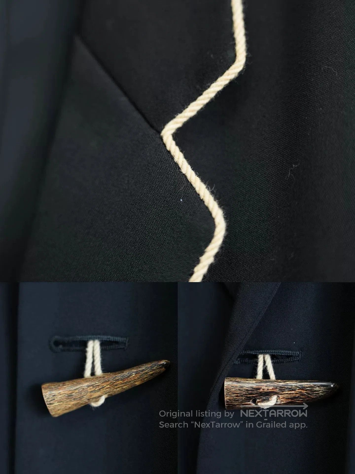 Yohji Yamamoto Yohji Yamamoto Black Jacket with Unique Details. Size US M / EU 48-50 / 2 - 7 Thumbnail