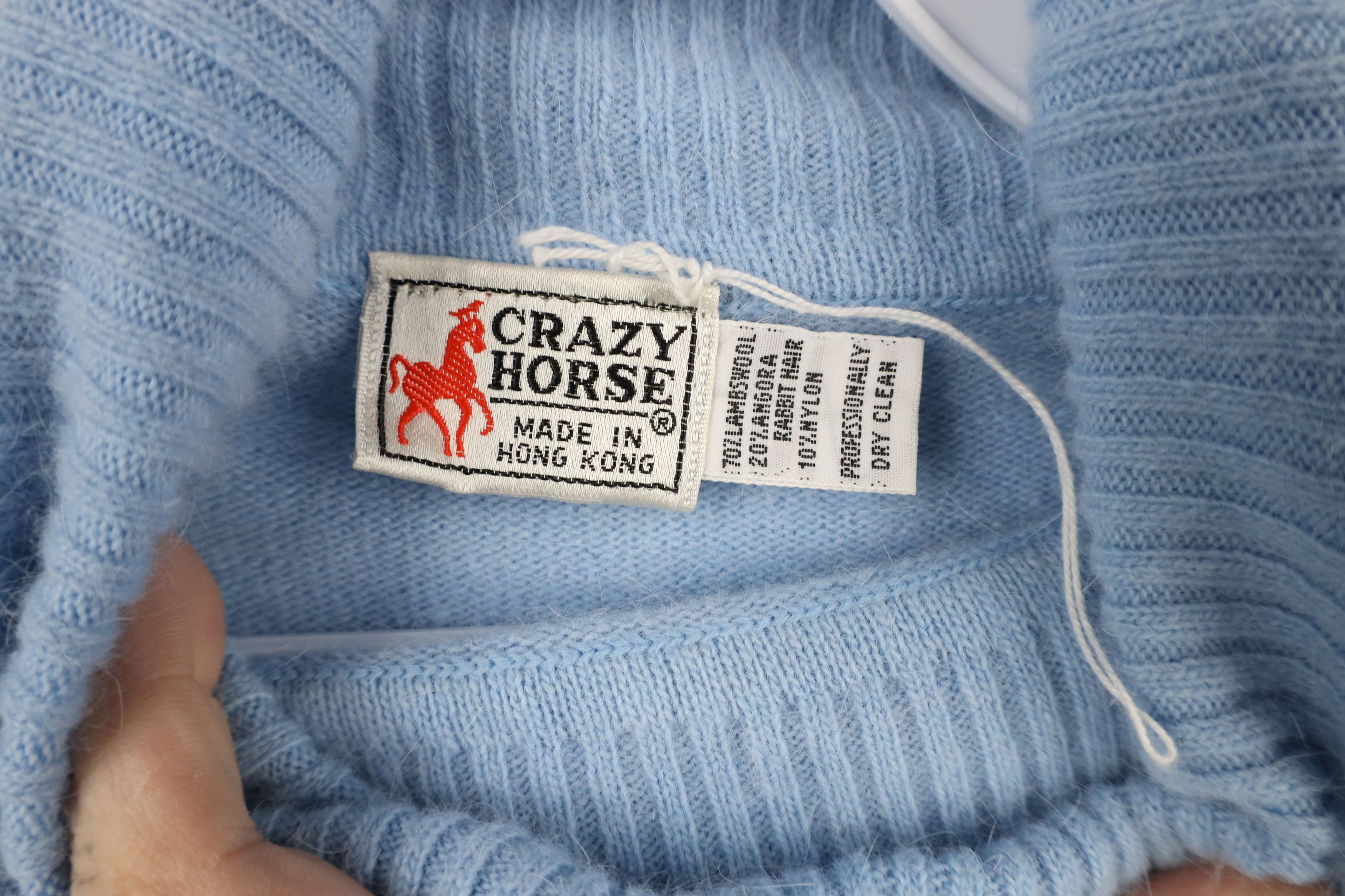 Vintage Deadstock Vintage 70s Streetwear Angora Turtleneck Sweater Size M / US 6-8 / IT 42-44 - 5 Thumbnail