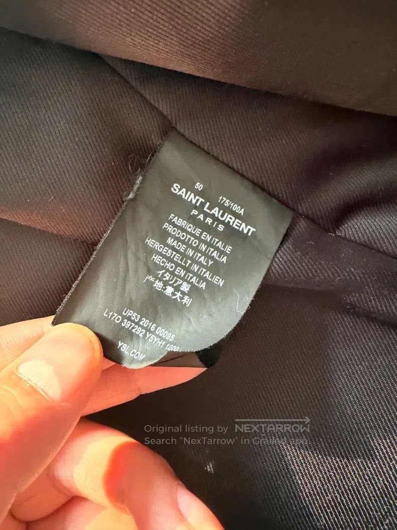 Saint Laurent Paris Saint Laurent Paris Leather Jacket Size US M / EU 48-50 / 2 - 4 Thumbnail