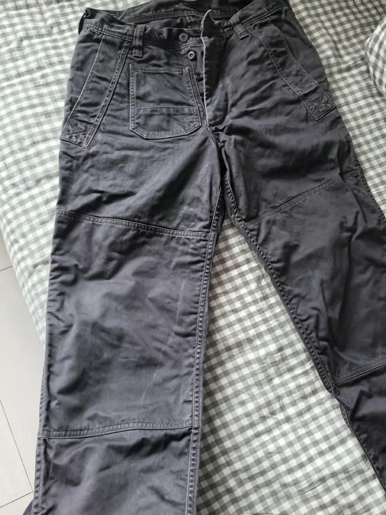 Freewheelers FREEWHEELERS Old military pants, encrypted thin canvas, do Size US 30 / EU 46 - 1 Thumbnail
