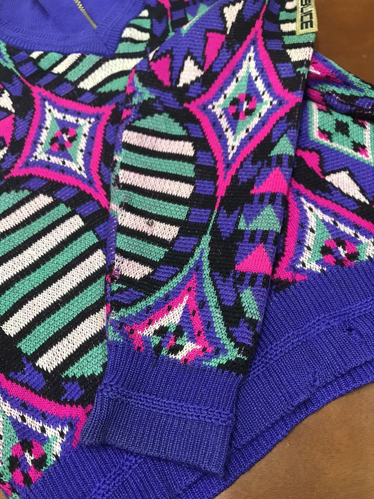 Japanese Brand Vintage Fablice Japan Ski Multicolour Pullover Knitwear Size US M / EU 48-50 / 2 - 6 Thumbnail