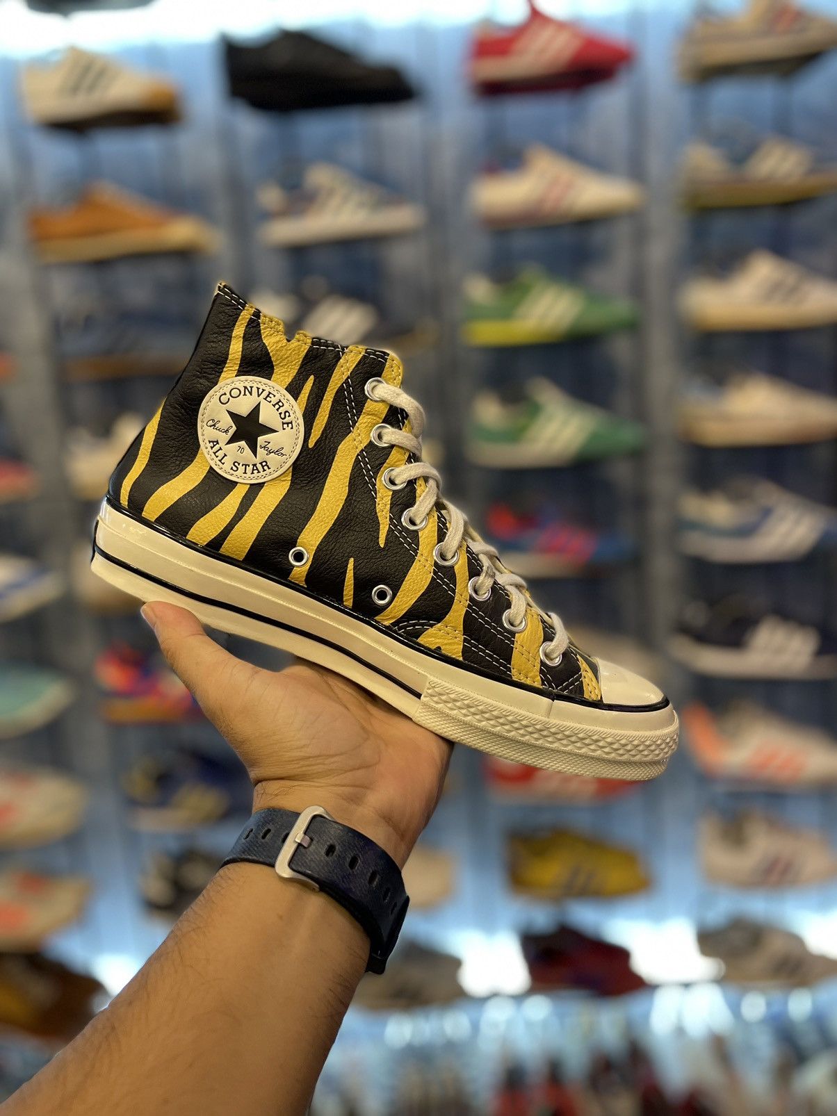 Converse Converse Chuck 70 High Archive Print Sulfur Zebra Grailed