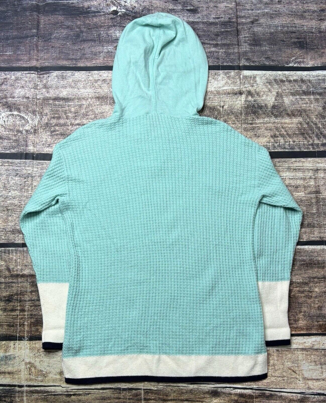 Talbots Talbots Hoodie Women's Medium Petite Lambswool Blend Waffle Size M / US 6-8 / IT 42-44 - 4 Thumbnail