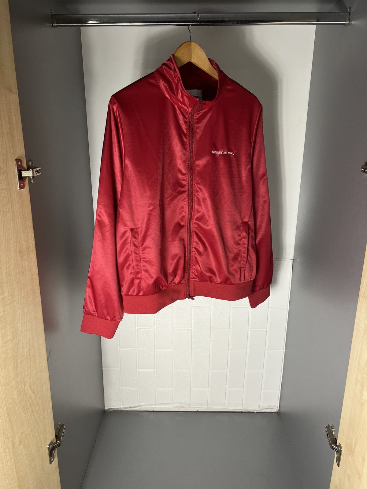 Mki Miyuki Zoku MKI MIYUKI ZOKU TRACK ZIP JACKET LIGHT SPORTSWEAR Y2K Size US M / EU 48-50 / 2 - 3 Thumbnail