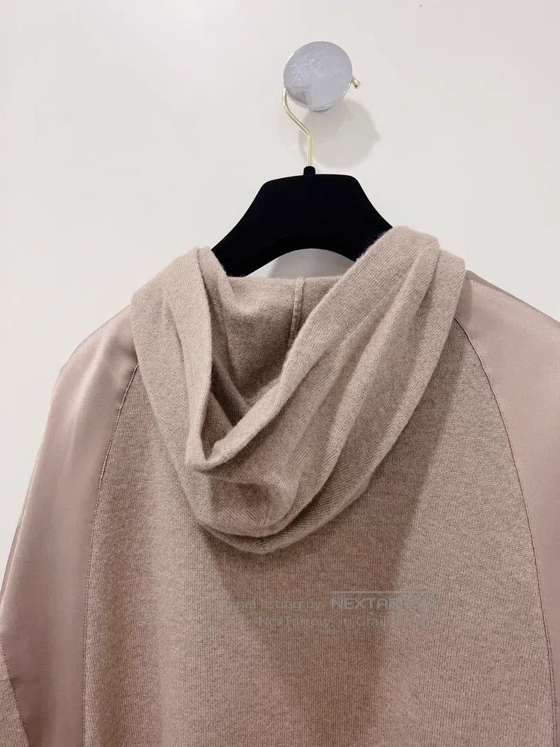 Brunello Cucinelli Brunello Cucinelli Caramel Silk and Cashmere Blended Open Size XS / US 0-2 / IT 36-38 - 5 Thumbnail