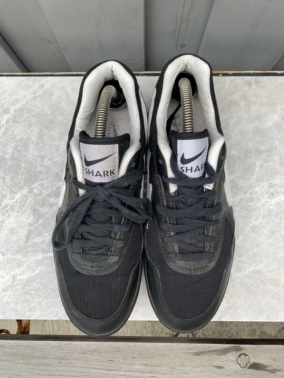 Nike × Vintage 1995 Nike Shark Cleats 90s Vintage Sport Sneaker Baseball Size US 8 / EU 41 - 3 Thumbnail
