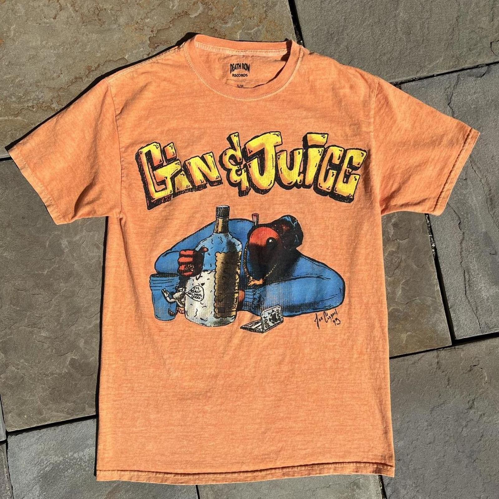 Other Orange Garment Dyed Gin & Juice Snoop Dogg T-shirt Size US S / EU 44-46 / 1 - 1 Thumbnail
