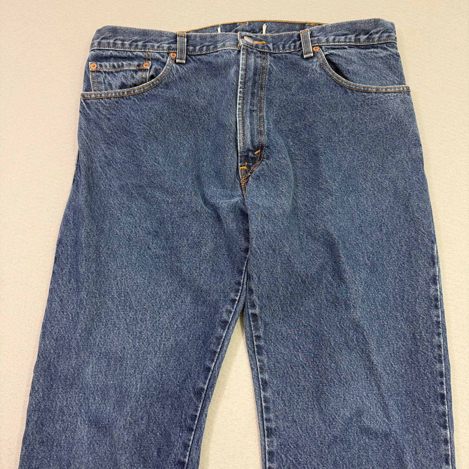 Levi's Vintage Levis 517 Bootcut Jeans Men's 38x34 Blue Denim 90s Size US 38 / EU 54 - 2 Thumbnail