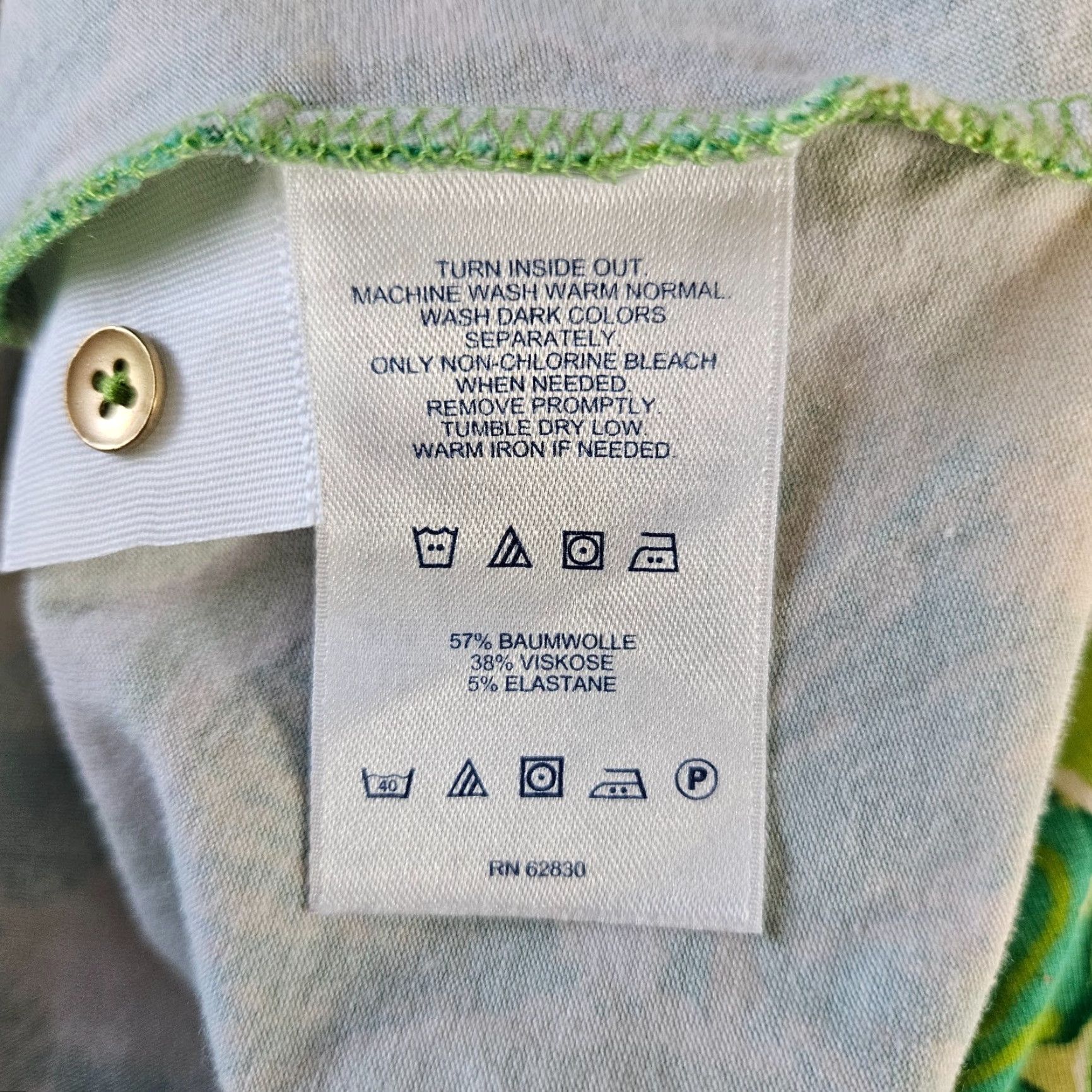 Lands' End Lands End Dress Womens Sz Small Tall Green White Sleeveless Belted Size S / US 4 / IT 40 - 4 Thumbnail