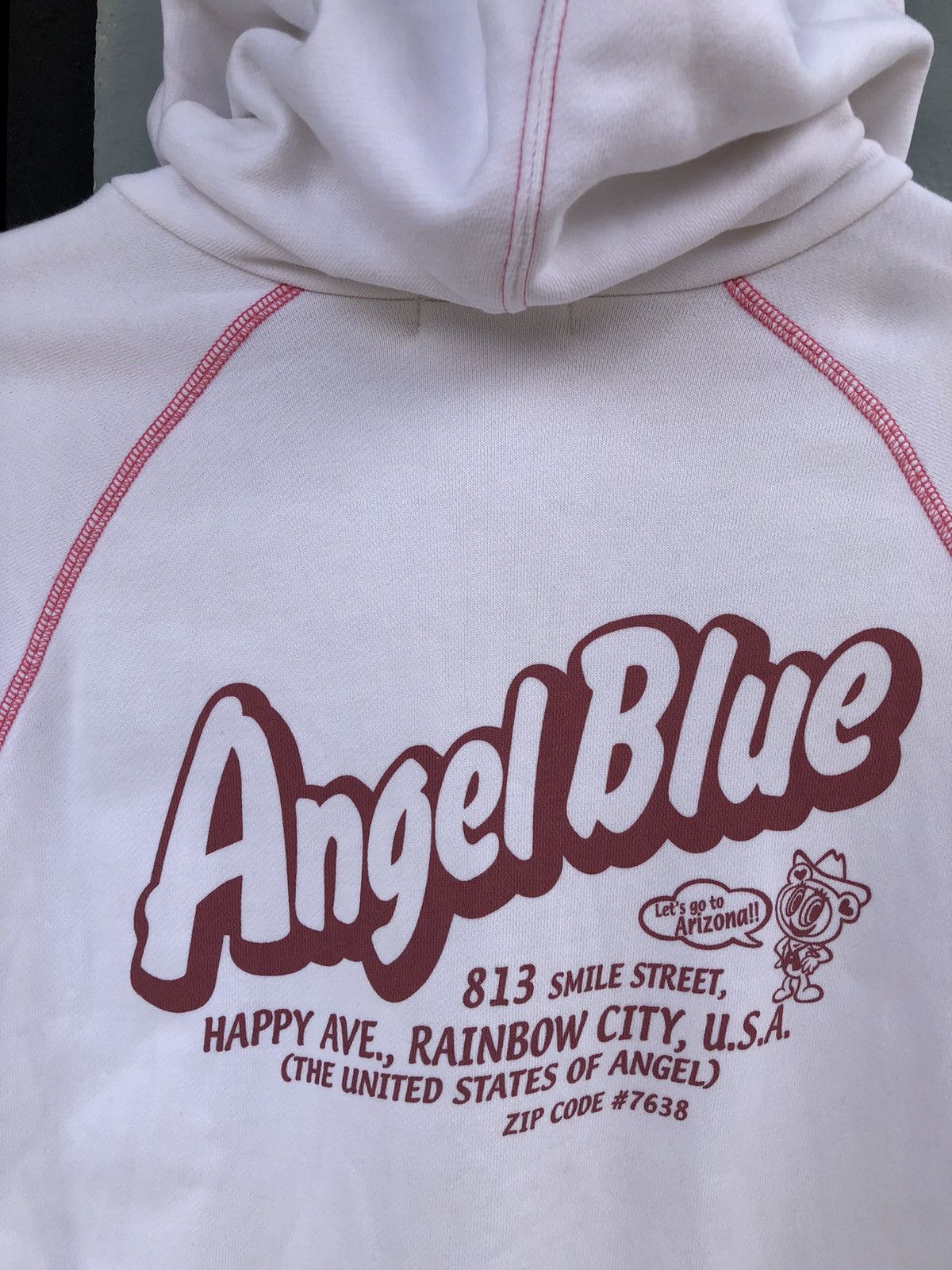 Angel Blue × Hysteric Glamour × Japanese Brand 2000s Angel Blue Distressed Hoodie Size US S / EU 44-46 / 1 - 5 Thumbnail