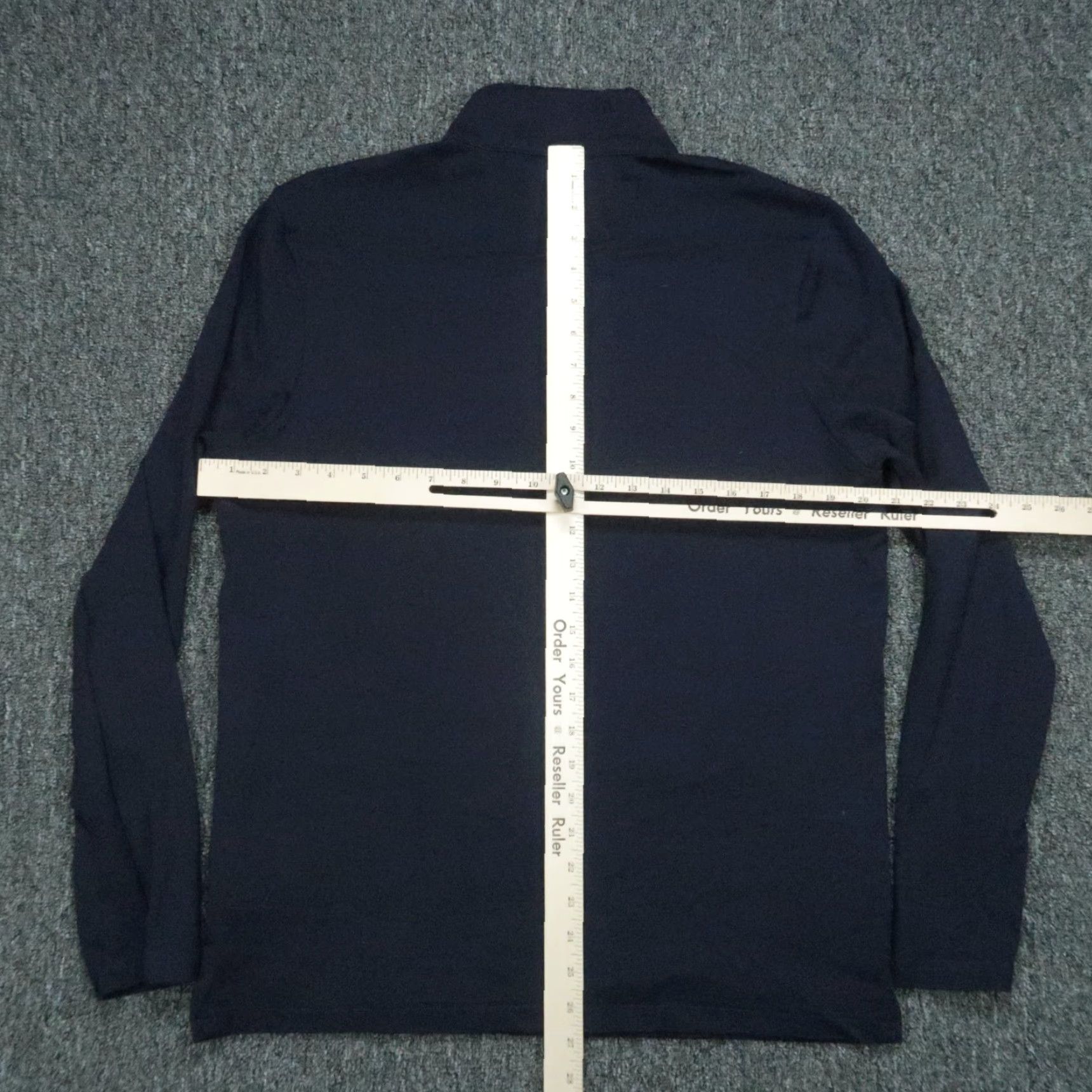 UES Clothing Cuts Clothing Pullover Mens M Blue 1/4 Zip Stand-Up Collar Athletic Slim Fit Casual Performance Shirt Size US M / EU 48-50 / 2 - 6 Thumbnail