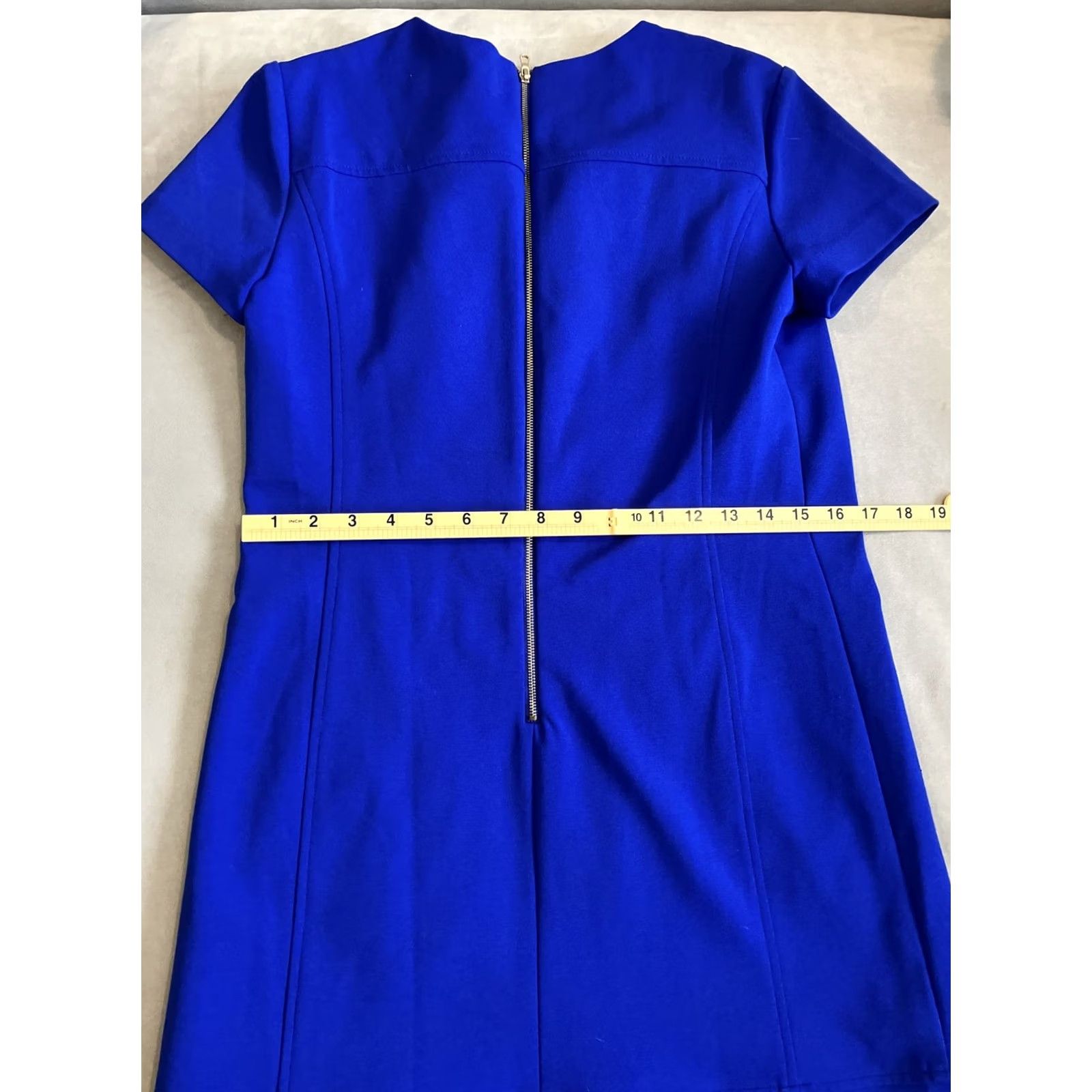 Betsey Johnson VINTAGE Betsey Johnson Cap Sleeve Dress Knee Length Stretch 8 SJP Women Blue Size M / US 6-8 / IT 42-44 - 5 Thumbnail