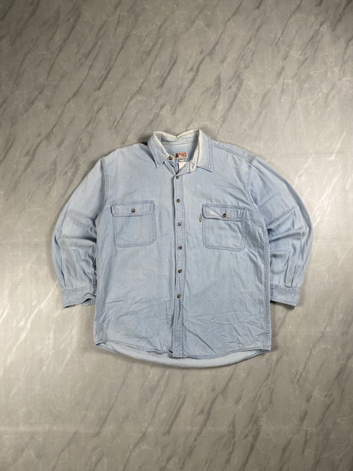 Budweiser Vintage Budweiser King Of Beers Denim Shirts Size US L / EU 52-54 / 3 - 1 Thumbnail