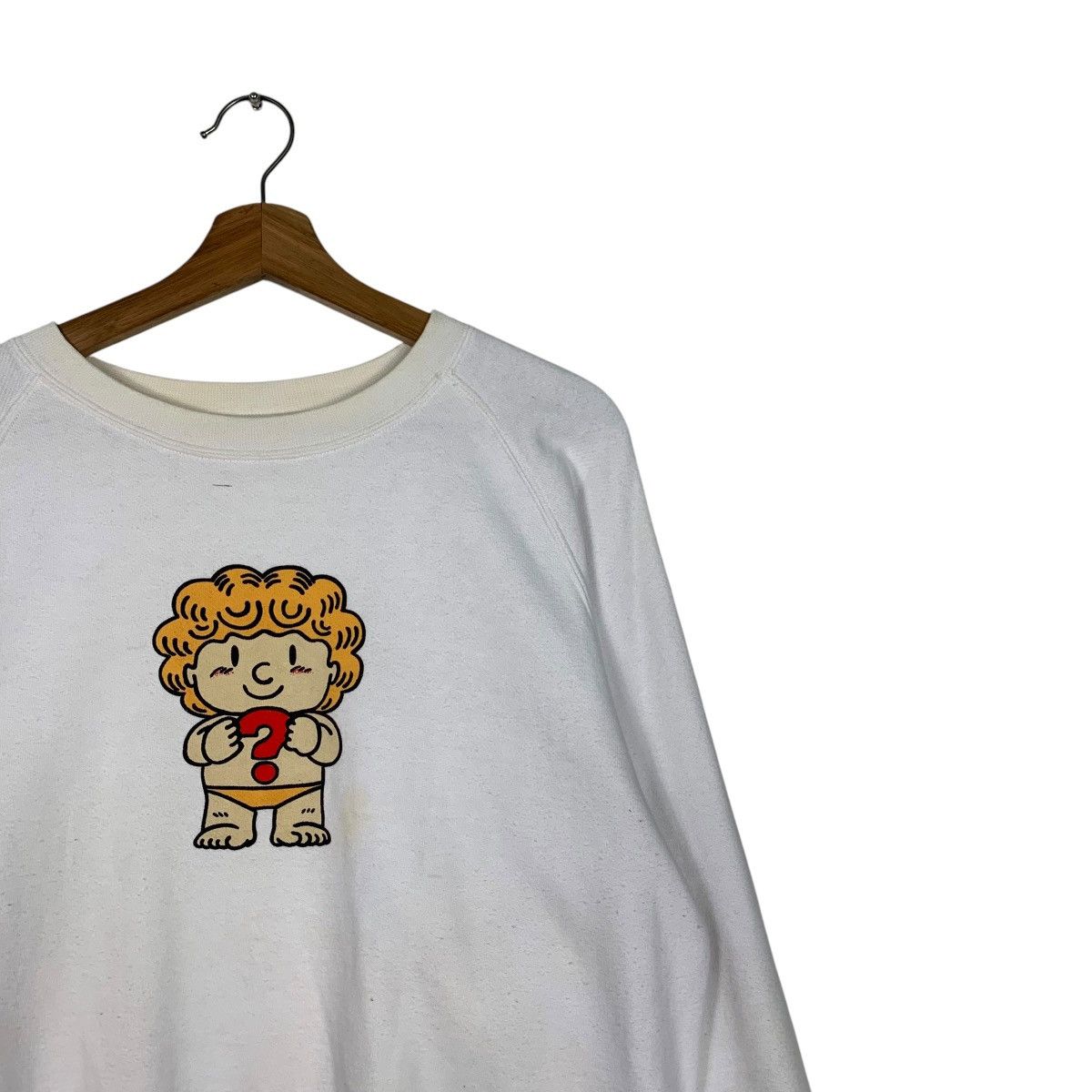 Japanese Brand Mami Poko Angels Mirror Print Graphics Sweatshirts #1950-C85 Size US M / EU 48-50 / 2 - 5 Thumbnail