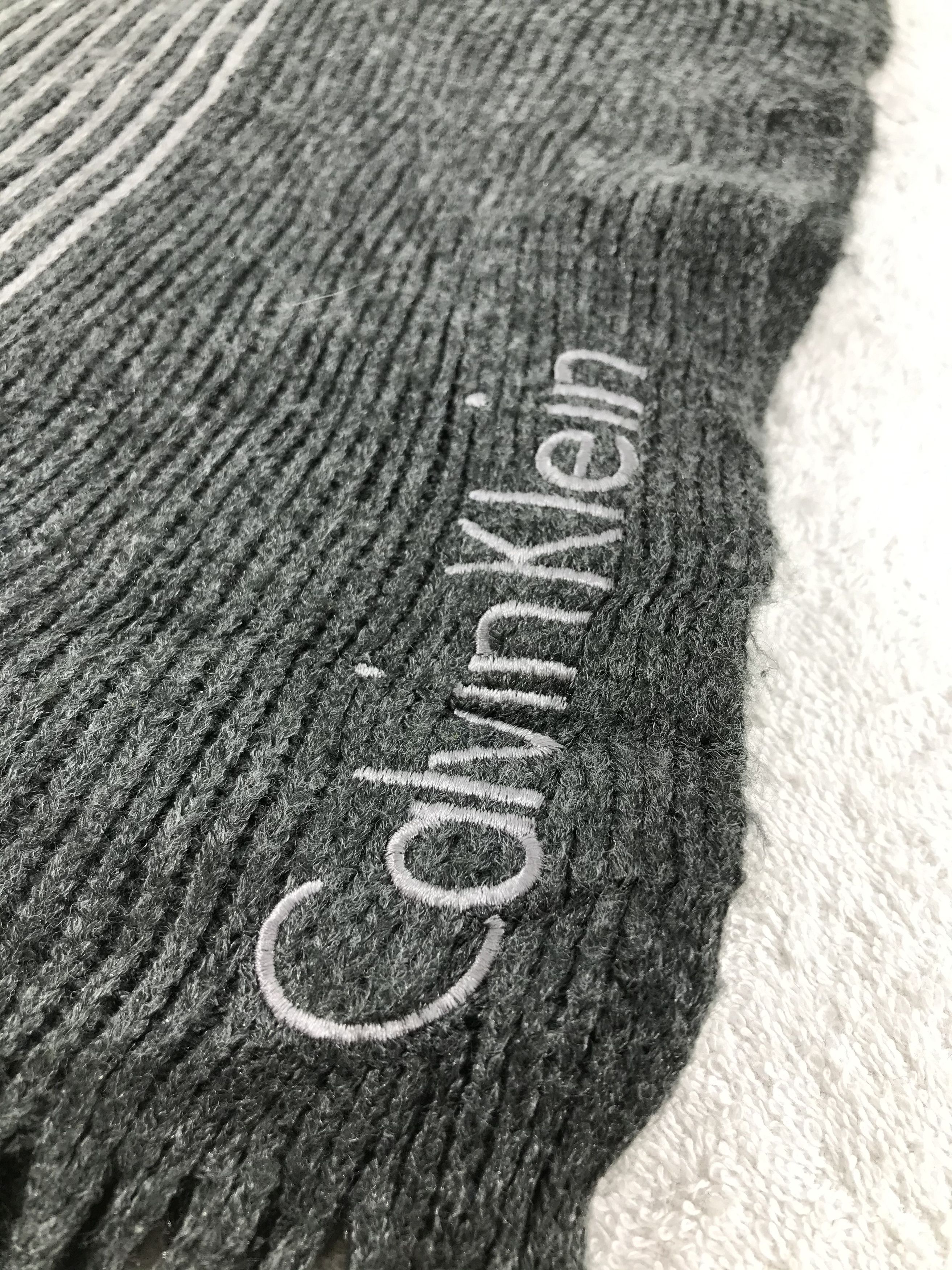 Calvin Klein × Vintage Calvin Klein Scarf / Muffler / Neckwear - WW1268 Size ONE SIZE - 4 Thumbnail