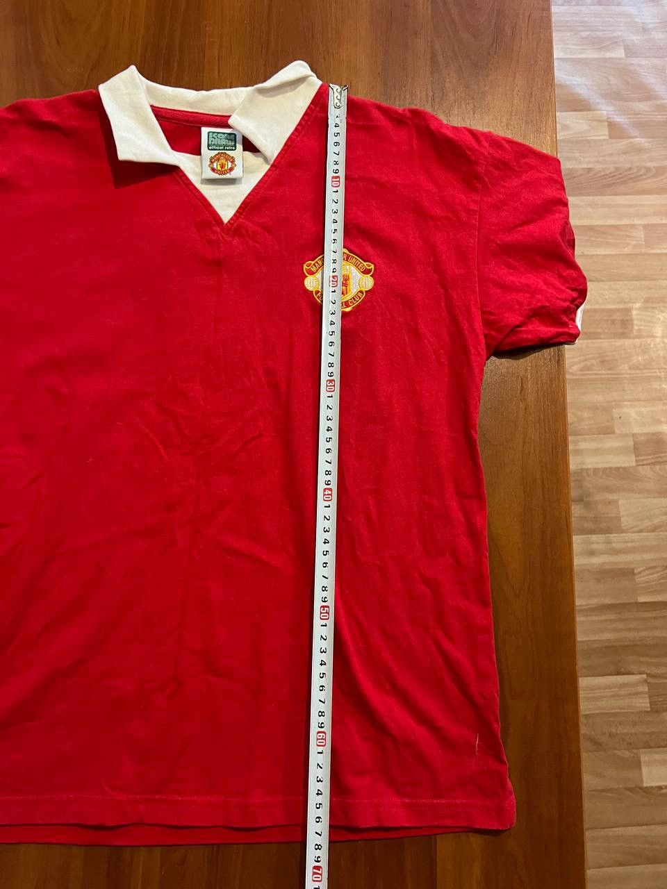 Vintage 1973 REMAKE MANCHESTER UNITED #7 HOME SOCCER JERSEY SHIRT M Size US M / EU 48-50 / 2 - 13 Thumbnail