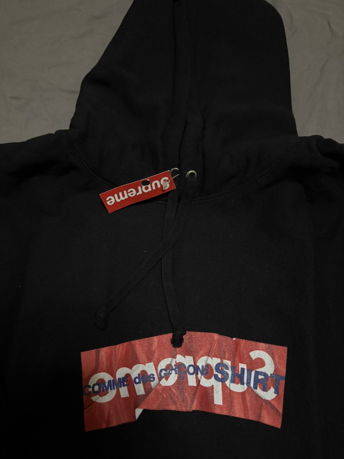 Comme des Garcons Supreme cdg shirt box logo hooded sweatershirt Size US M / EU 48-50 / 2 - 2 Thumbnail