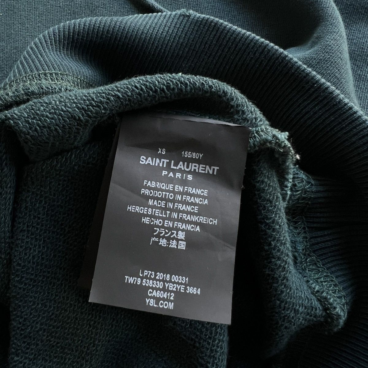 Saint Laurent Paris Saint Laurent Hoodie Size US M / EU 48-50 / 2 - 6 Thumbnail