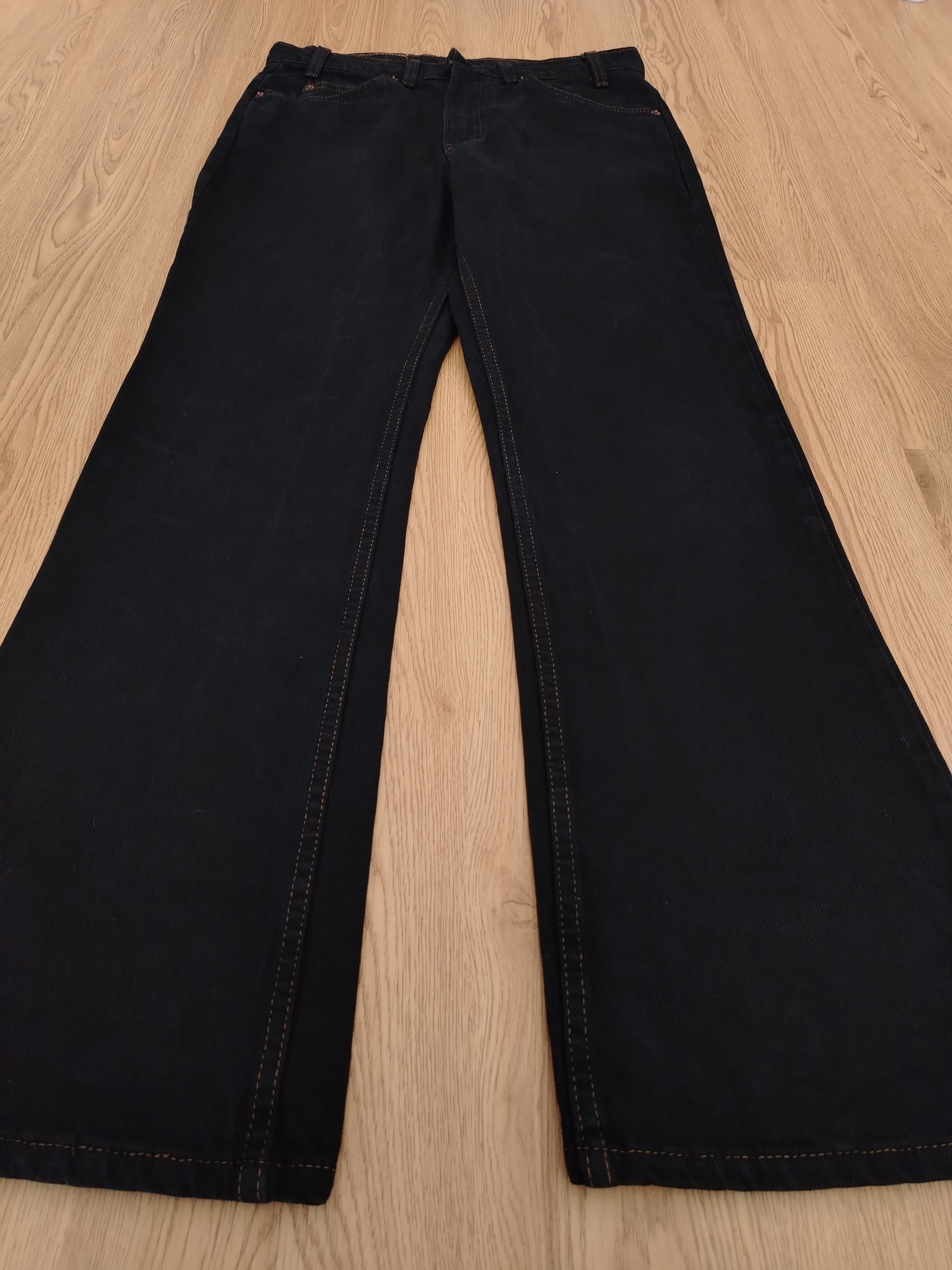 Levi's Levis 517 Jeans Bootcut Super Black USA Size US 31 - 2 Thumbnail