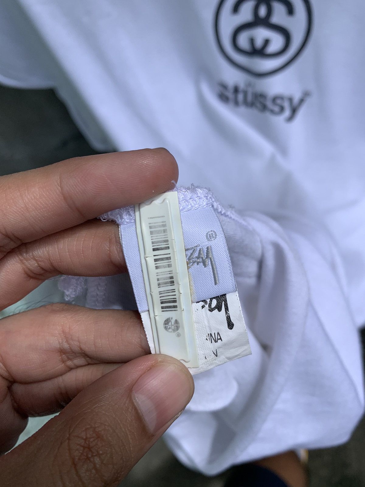 Stussy Side Taped Chain Logo Tee Size S / US 4 / IT 40 - 6 Thumbnail