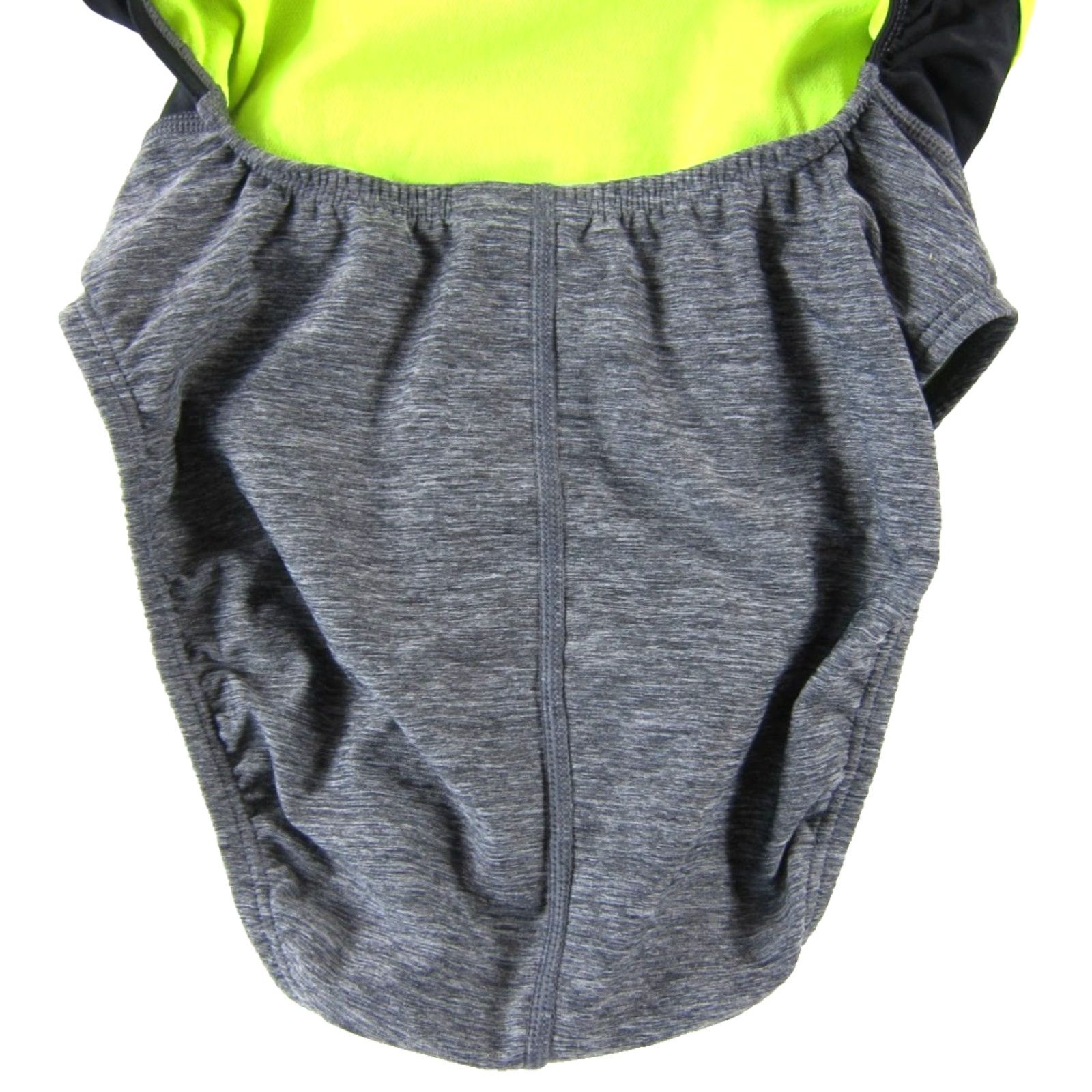 Speedo Speedo Grey Black Neon Green Racerback Hydro Bra Team One Piece Swimsuit Women 6 Size ONE SIZE - 4 Thumbnail