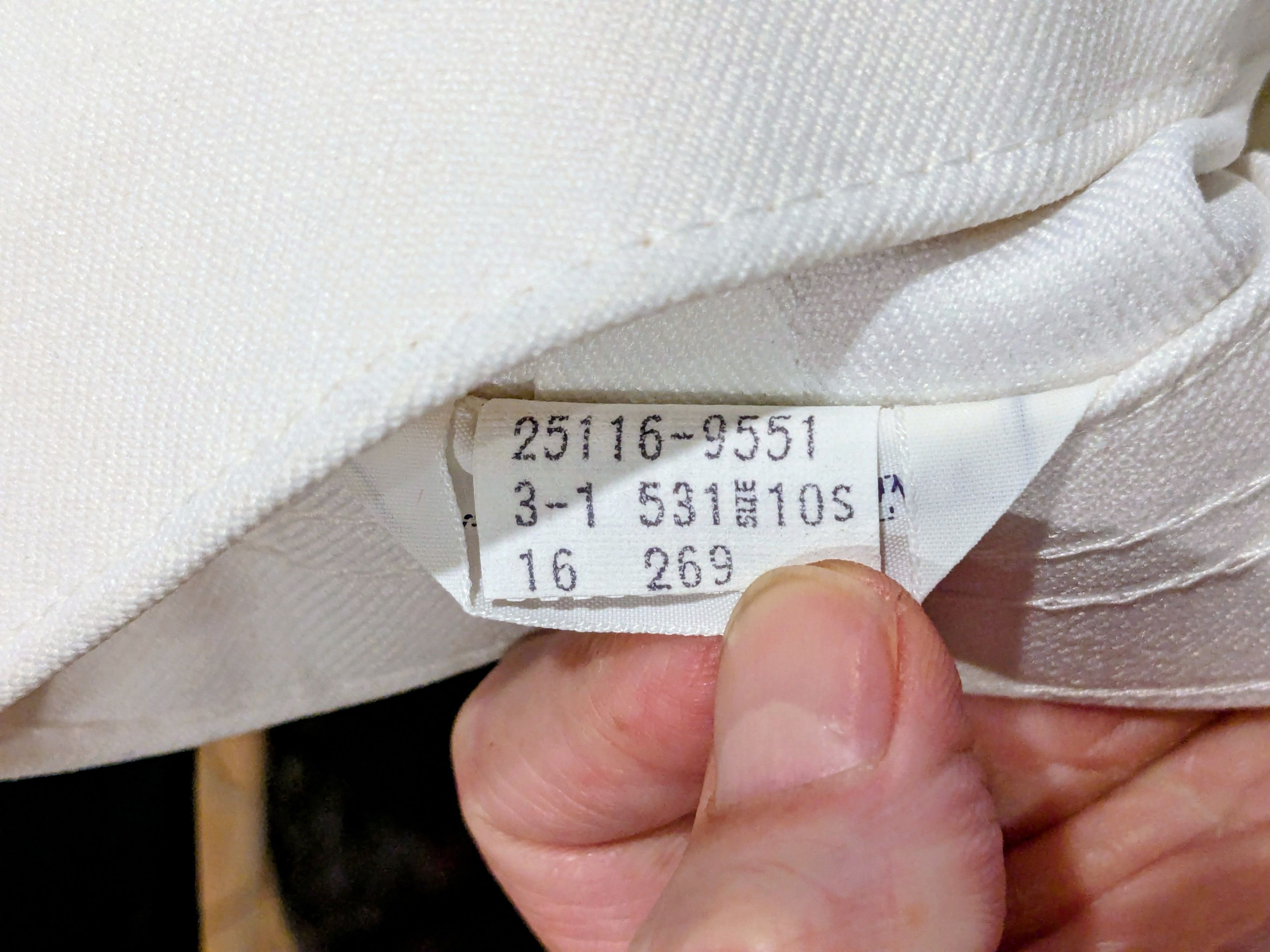 Levi's VTG 1980s Ivory Levi's USA Womens S/10S High Rise Wide Pants Size 26" / US 2 / IT 38 - 7 Thumbnail