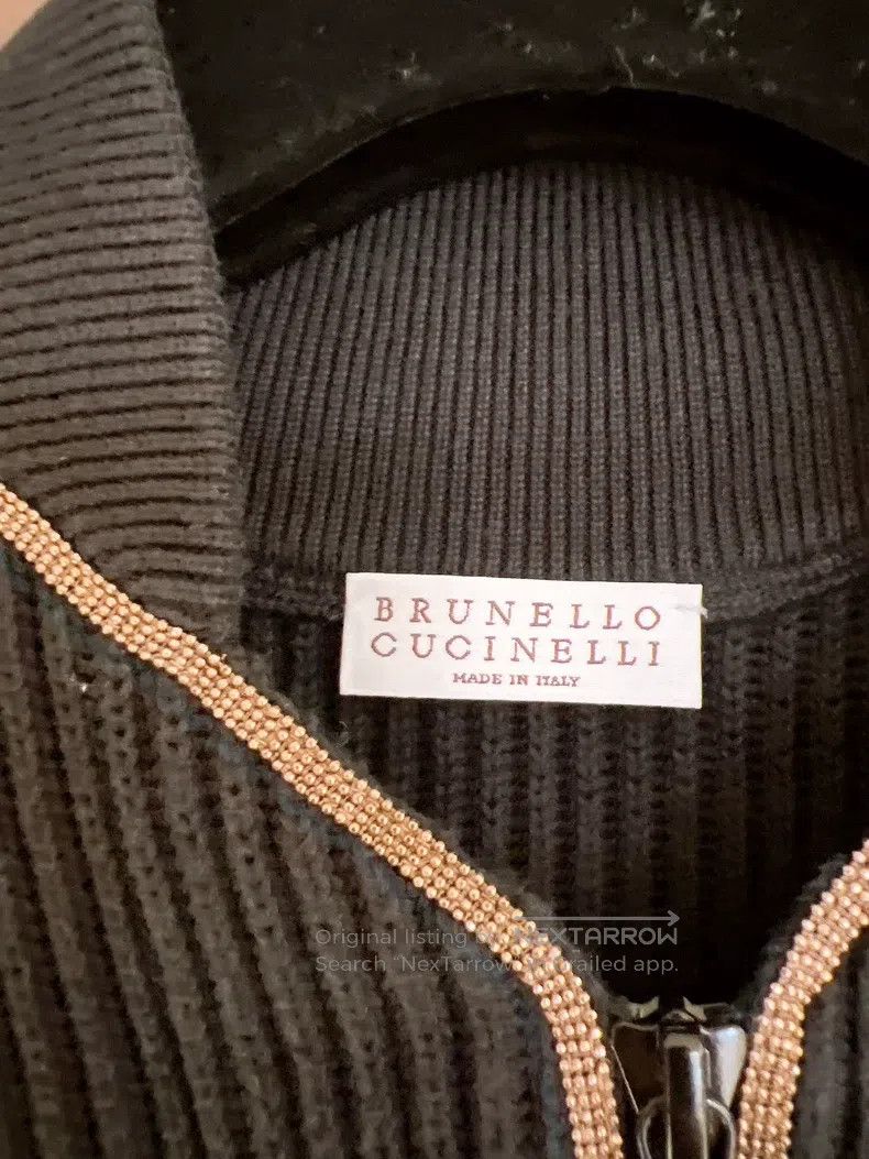 Brunello Cucinelli Brunello Cucinelli Black Sleeveless Knit Vest Top Size XXS / US 00 / IT 34 - 6 Thumbnail