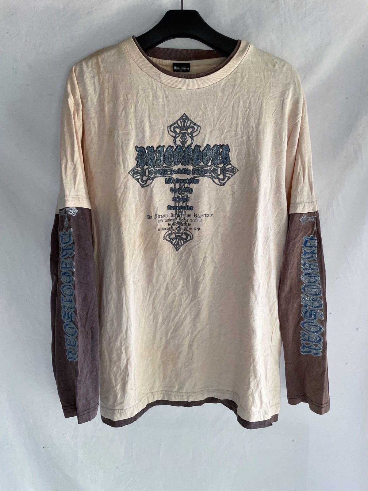 Japanese Brand DOUBLE LAYER BEAUMERE LONG SLEEVE Size US M / EU 48-50 / 2 - 1 Thumbnail