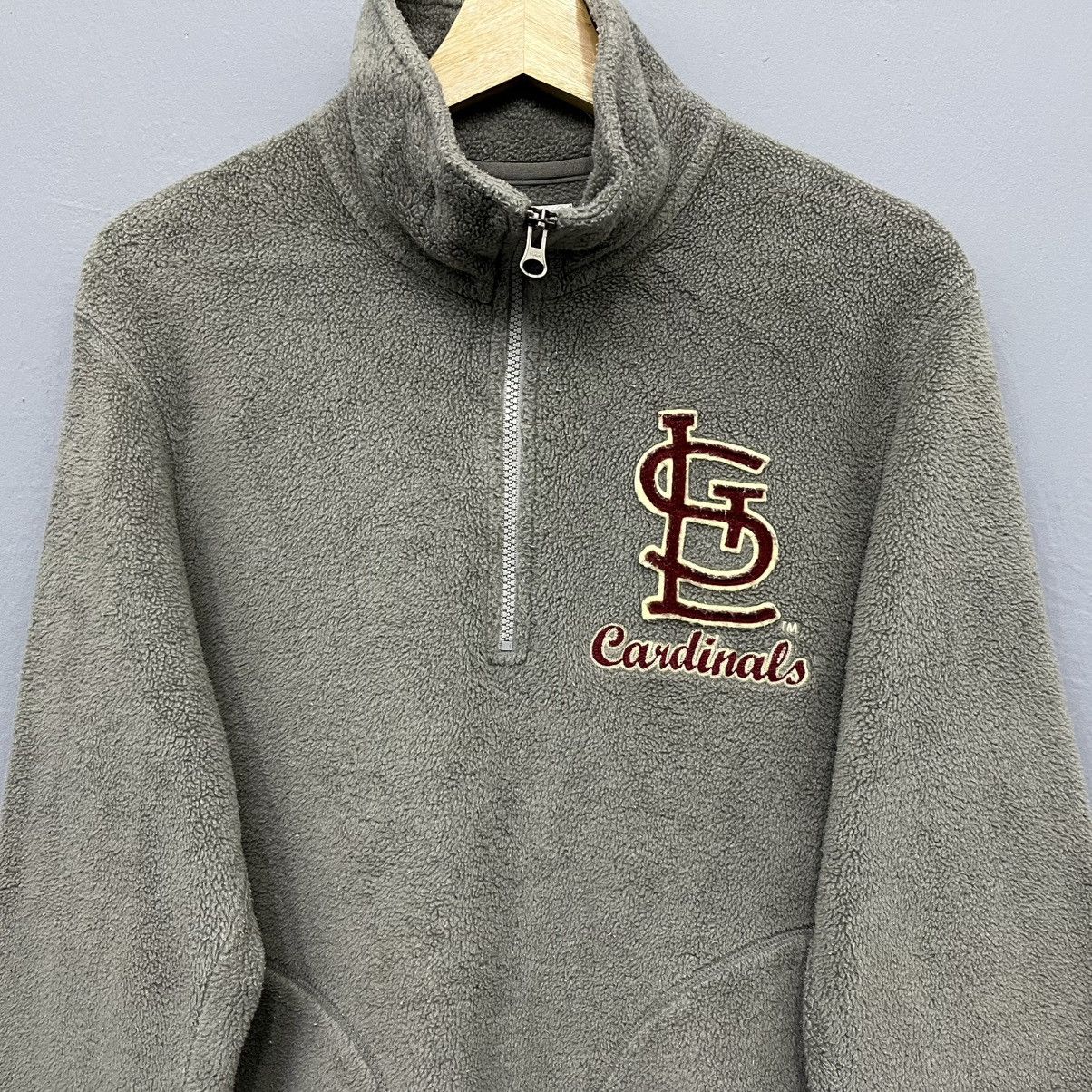 MLB × Uniqlo St Louis Cardinals MLB Sweater Fleece Half Zip Size US M / EU 48-50 / 2 - 3 Thumbnail