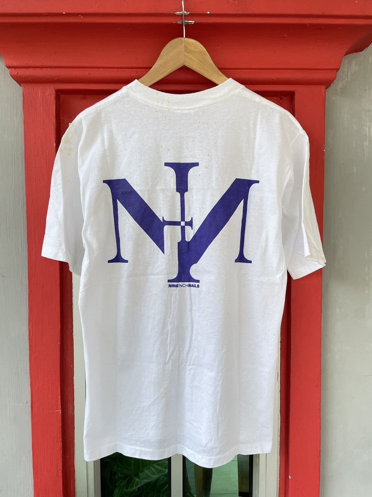 Band Tees × Vintage Rare Vintage 90s Nine Inch Nails SIN Tee