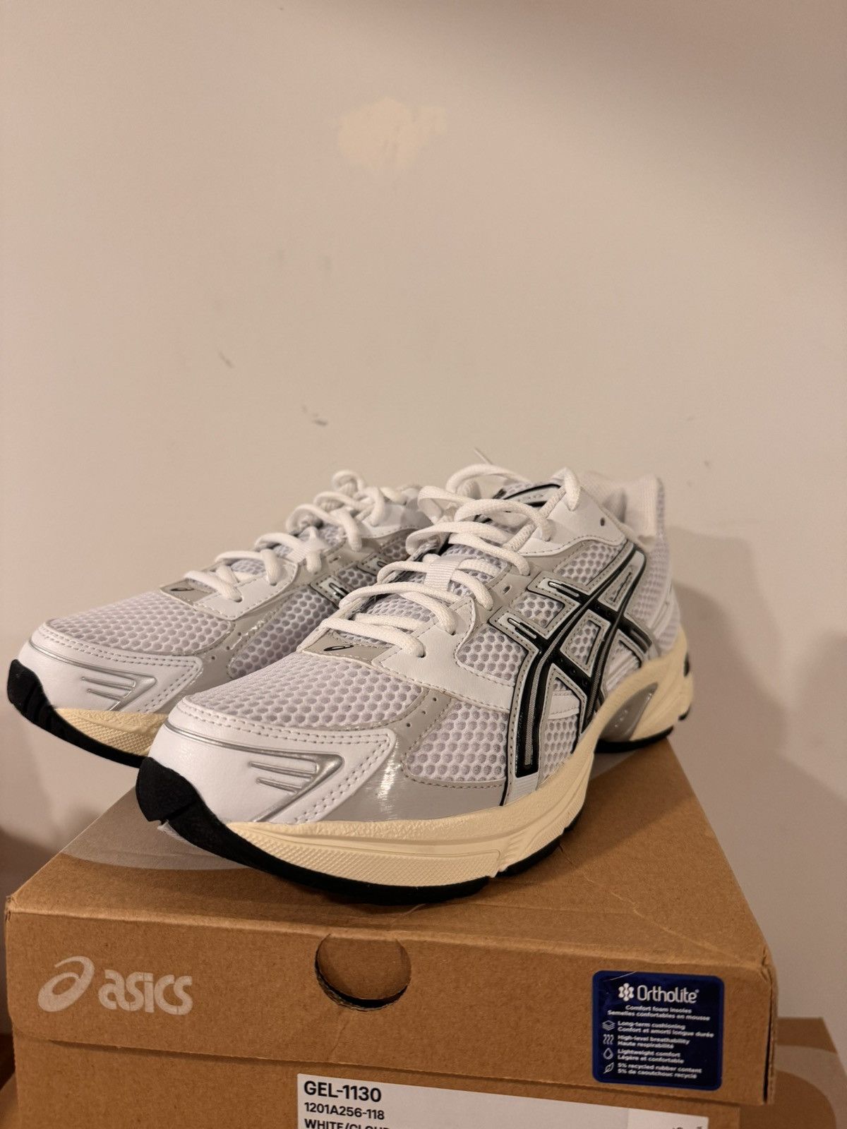 Other ASICS 1130 white cloud grey Size US 9.5 / EU 42-43 - 4 Thumbnail