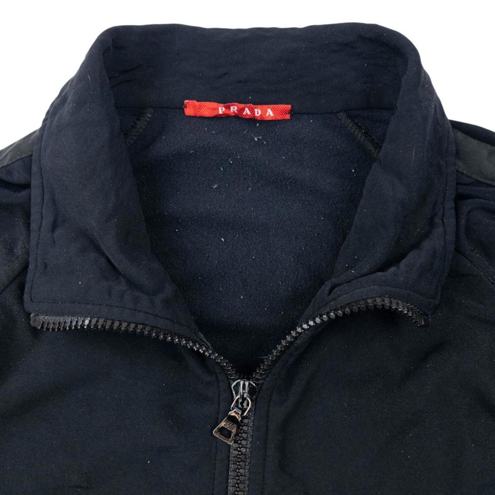 Prada Vintage 2000s Prada Sport Ruched Track Jacket Size M Size US M / EU 48-50 / 2 - 3 Thumbnail