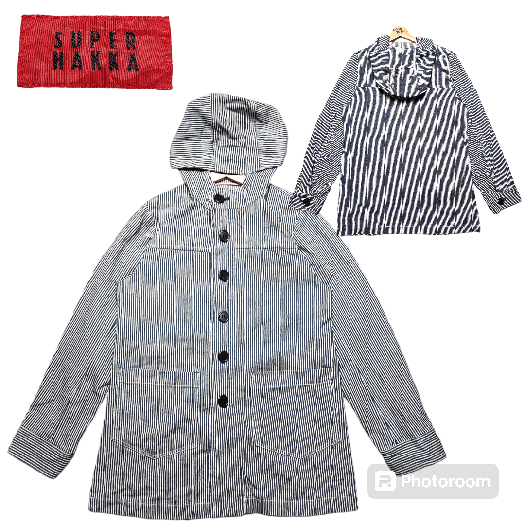 If Six Was Nine Super Hakka Herringbone Denim Stripe Wabash Size US L / EU 52-54 / 3 - 1 Thumbnail