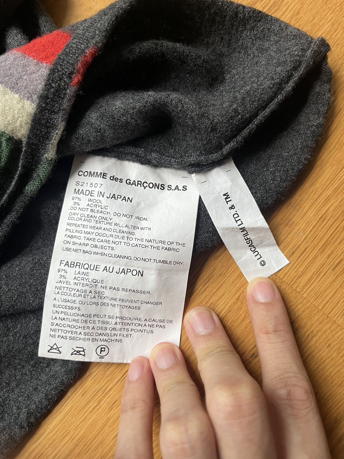 Comme des Garcons × Comme des Garcons Homme × Comme des Garcons SHIRT RUNWAY SS13 Comme Des Garcons SHIRT “Rebels” Sweater Size US M / EU 48-50 / 2 - 7 Thumbnail