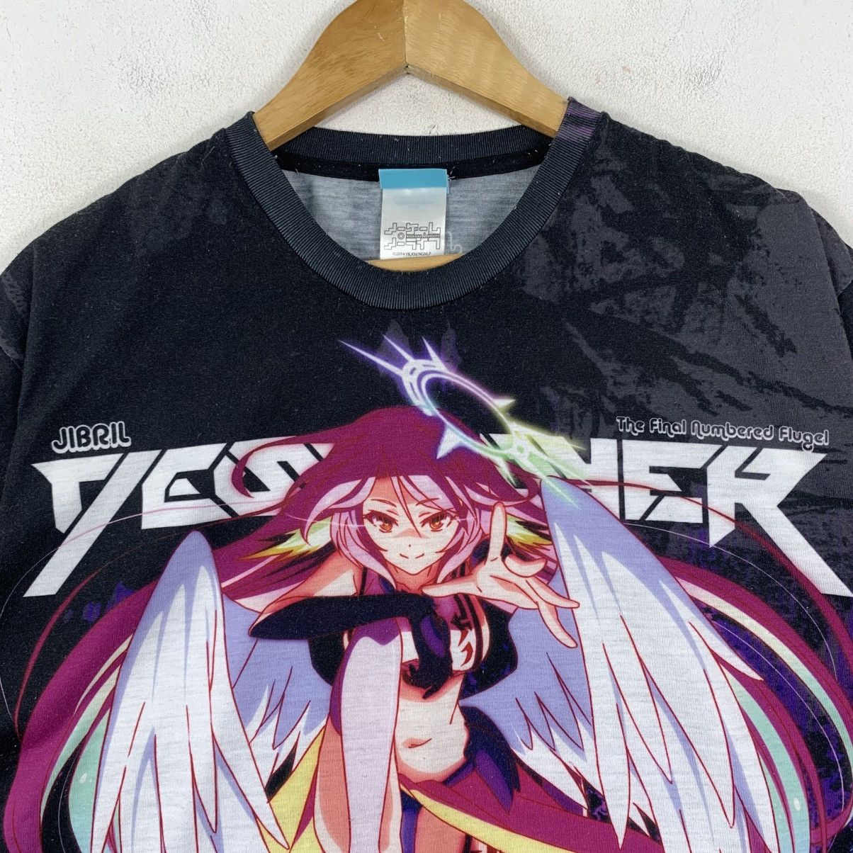Vintage JIBRIL No Game No Life Anime Overprint Jersey Tshirt Size US M / EU 48-50 / 2 - 4 Thumbnail