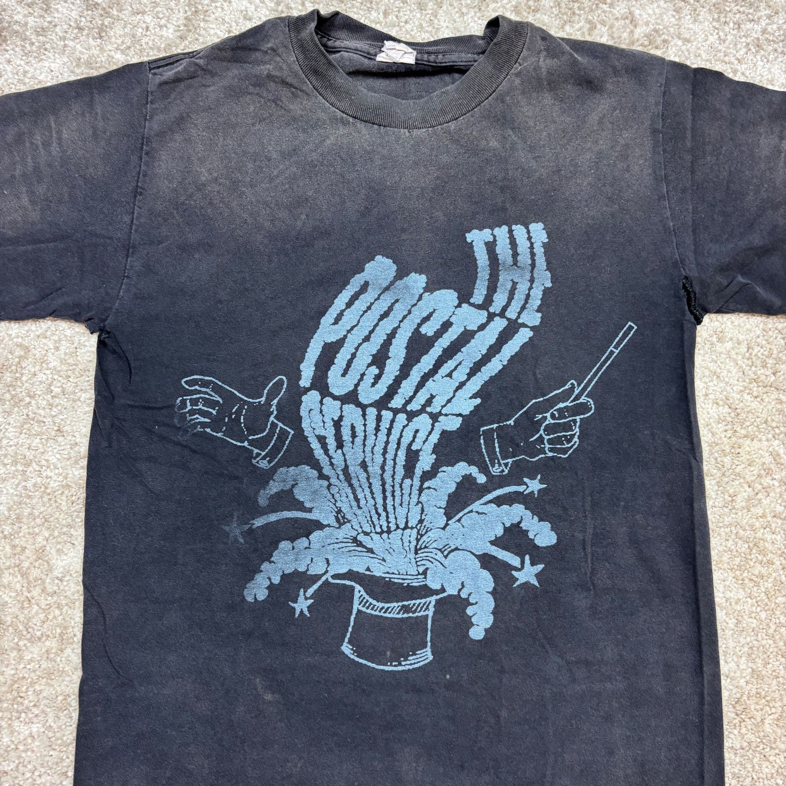 Band Tees The Postal Service 2013 Tour Faded Short Sleeve Shirt Mens S Size US S / EU 44-46 / 1 - 2 Thumbnail