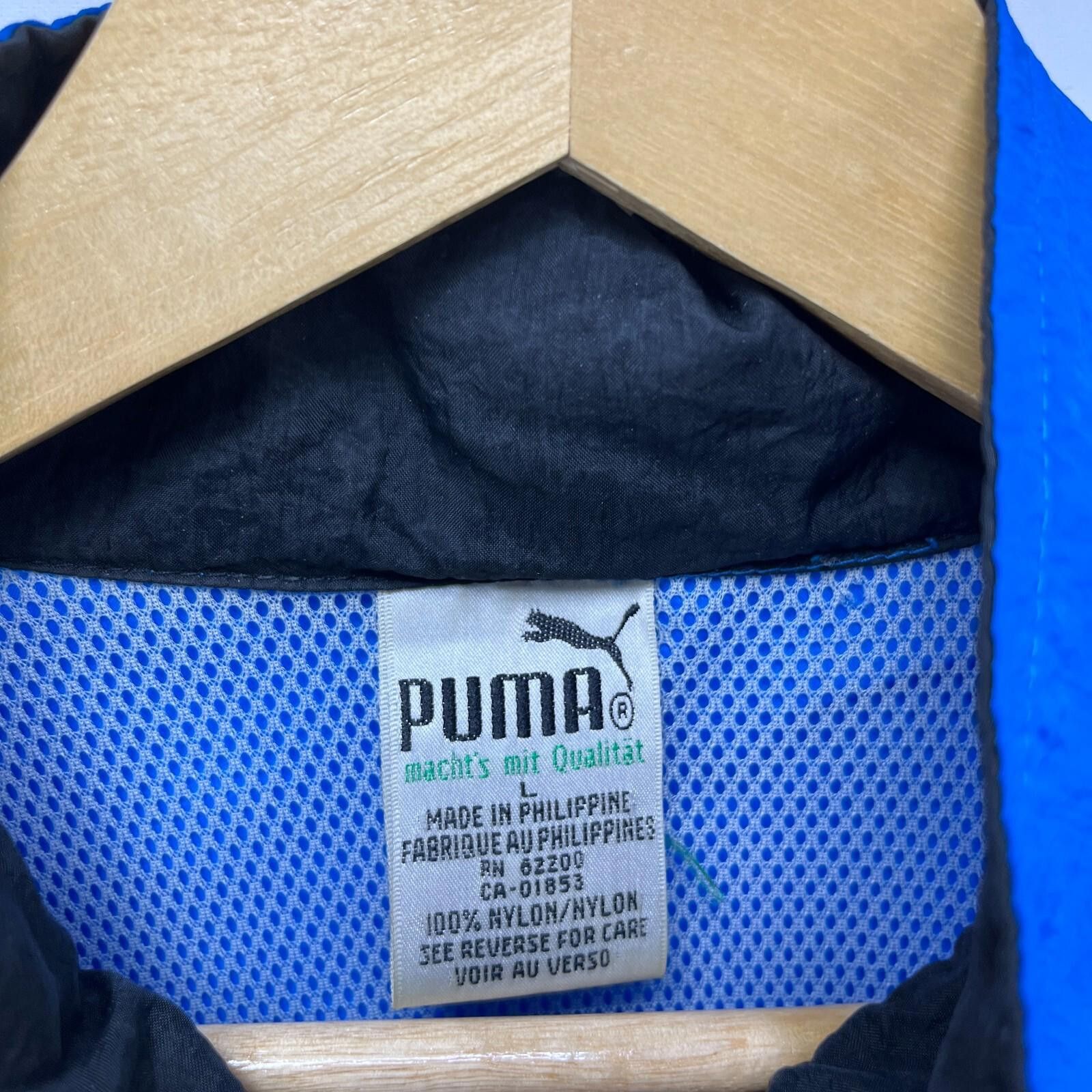 Puma Vintage 90s Puma Windbreaker Track Jacket Tracksuit Large Size US L / EU 52-54 / 3 - 5 Thumbnail