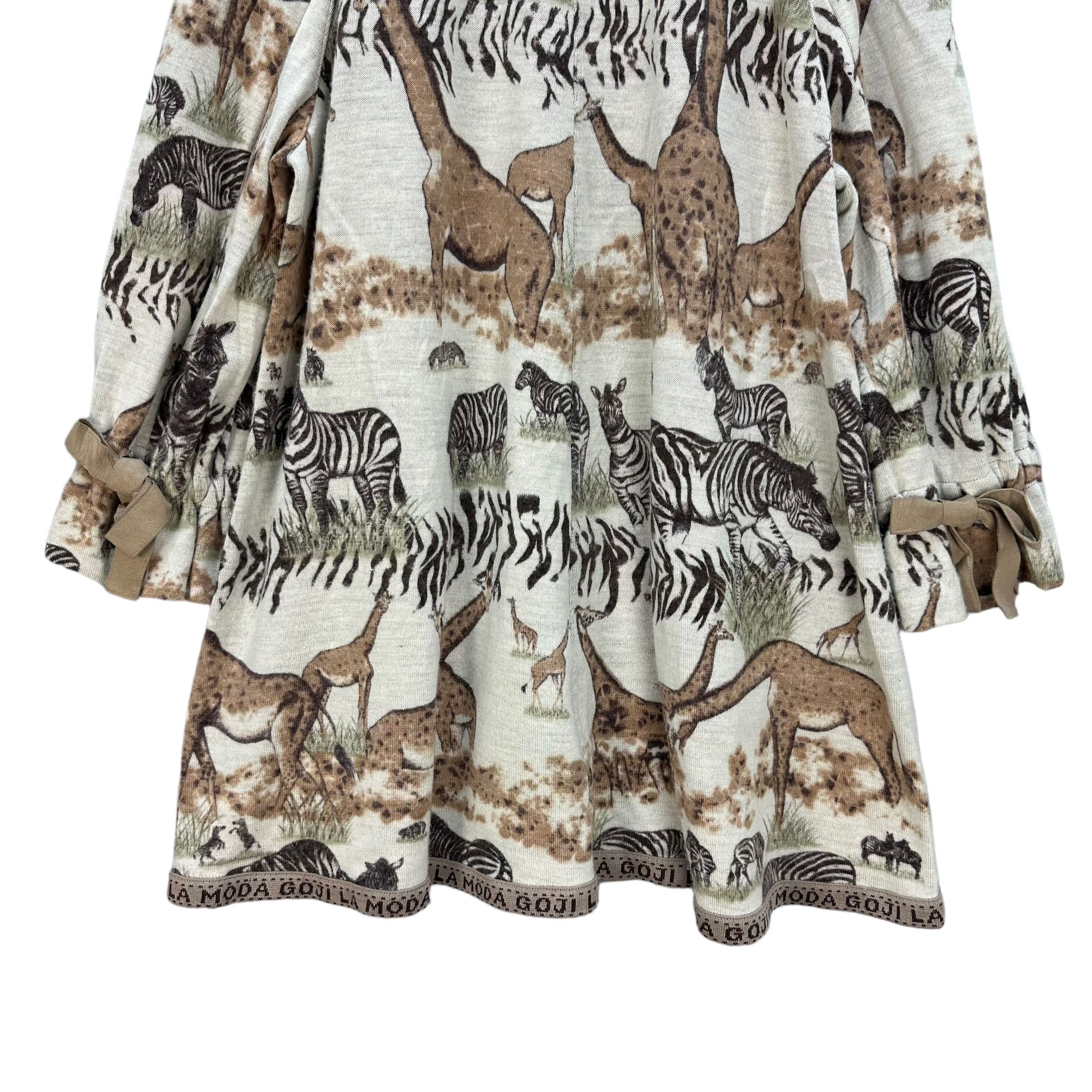 Japanese Brand GOJI LA MODA ANIMAL OVERPRINT LONG COAT JACKET #9003-47 Size XL / US 12-14 / IT 48-50 - 14 Thumbnail