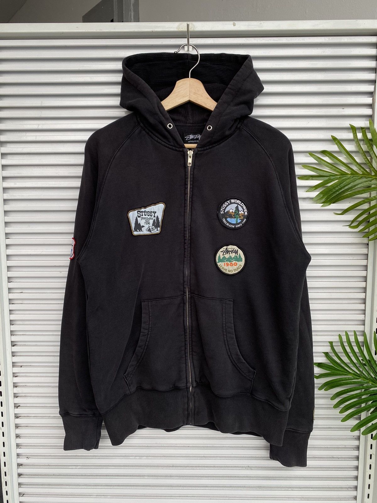 Vintage Vintage OG Stussy Patch Work Hoodies / Travis Flacko Scott | Grailed