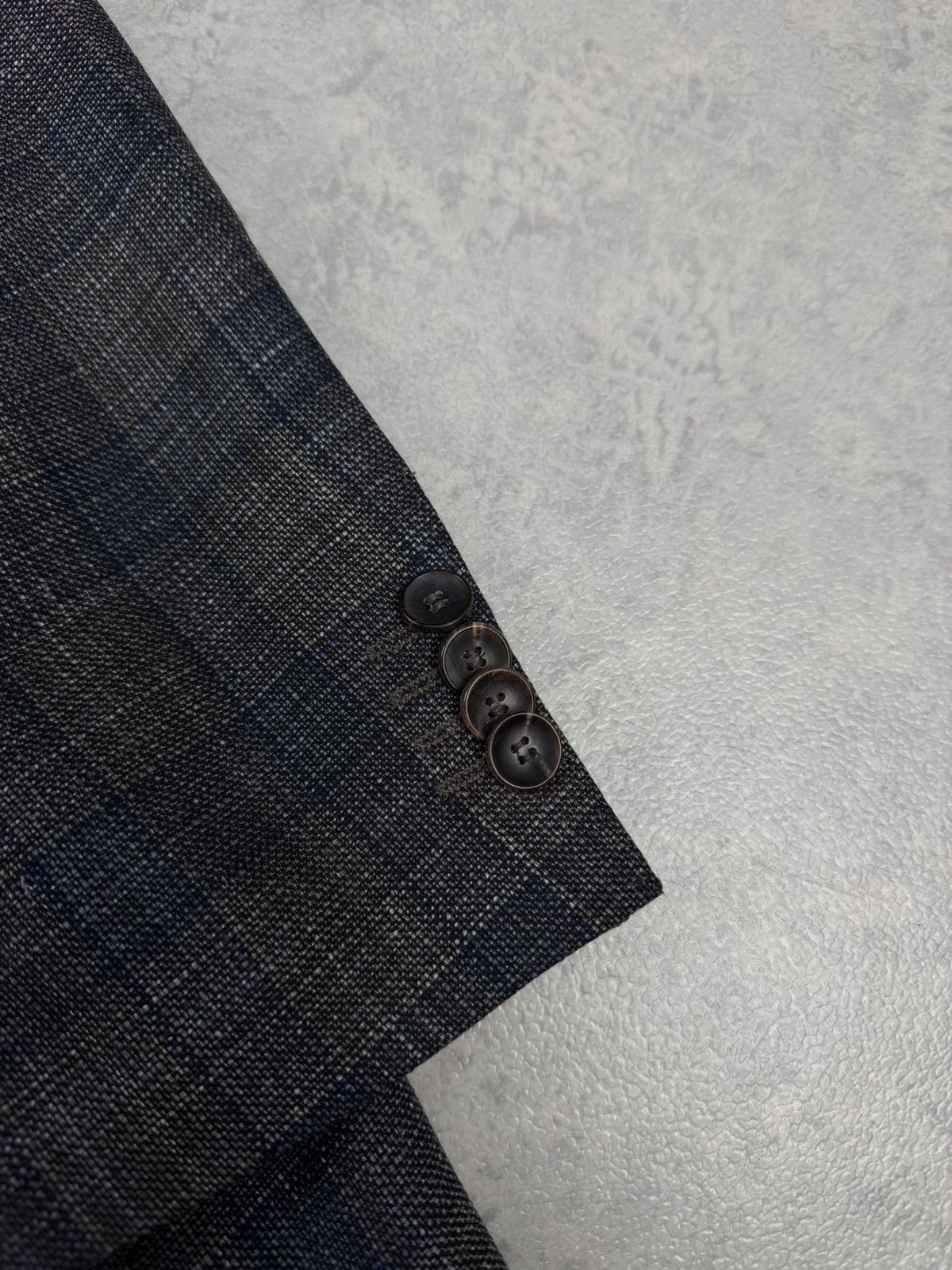 Other Carl Gross Black Line Blazer Loro Piana Wool Silk Linen 46R Size 46R - 8 Thumbnail