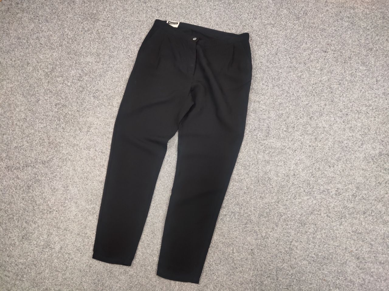 Freitag Freitag E152 Female Linen Blend Black Ankle Pants Size 30" / US 8 / IT 44 - 4 Thumbnail