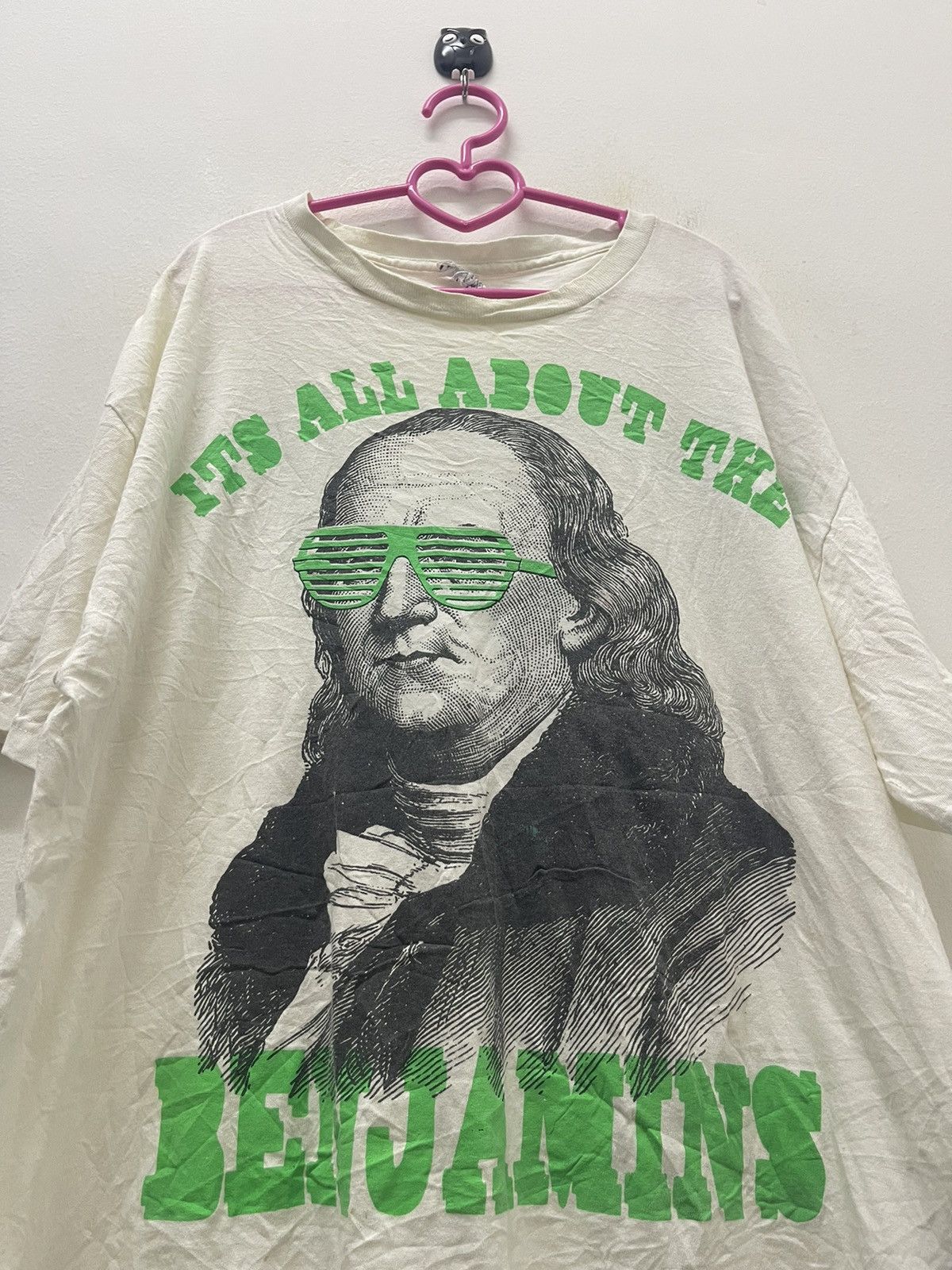 Rap Tees Rare Vintage ITS ALL ABOUT THE BENJAMINS Tee Size US XL / EU 56 / 4 - 2 Thumbnail